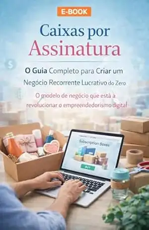 Capa do livro Caixas por Assinatura: O Guia Completo: para Criar um Negócio Recorrente Lucrativo do Zero - Rei Disco Tudo