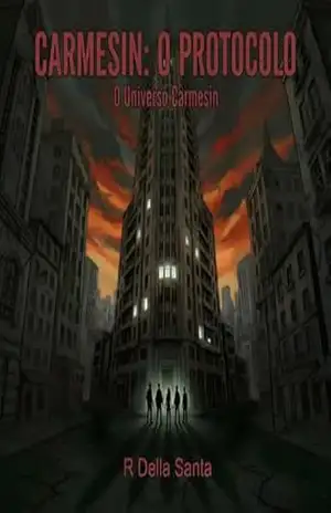 Capa do livro Carmesim: O Protocolo: Onde a realidade falha e o concreto respira. (A Trilogia Carmesin Livro 1) - Rafael Della Santa Santos