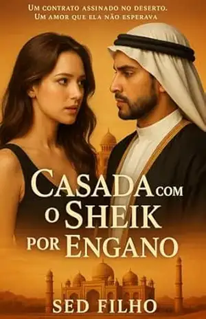 Capa do livro Casada com o Sheik por Engano: Um contrato assinado no deserto. Um amor que ela não esperava. - Sed FILHO