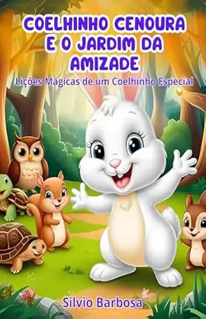 Capa do livro Cenoura e o Jardim da Amizade: Lições Mágicas de um Coelhinho Especial - Silvio dos Santos