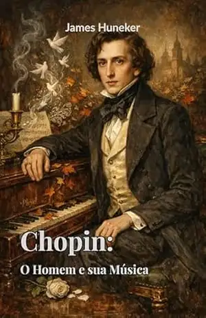 Capa do livro Chopin: O Homem e sua Música (traduzido) - James Huneker