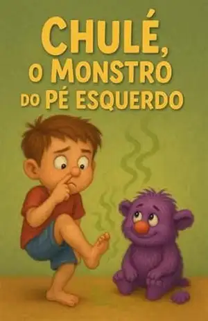 Capa do livro Chulé, o Monstro do Pé Esquerdo: Um monstrinho fedorento, uma lição divertida e muitas risadas! - M. G. Cogo