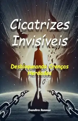 Capa do livro Cicatrizes Invisíveis: Desbloqueando Crenças Herdadas - Evandhro Rammos