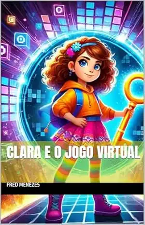 Capa do livro Clara e o Jogo Virtual - fred menezes