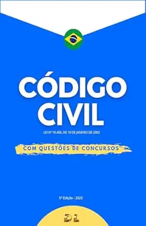 Capa do livro Código Civil – Lei 10.406, de 10 de janeiro de 2002 (Atualizado 2025) - Vários Autores