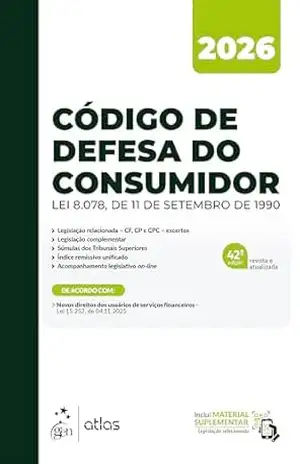 Capa do livro Código de Defesa do Consumidor – 42ª Edição 2026 - Equipe Atlas