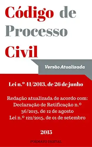 Baixar Código de Processo Civil Português (Versão Setembro 2015): Lei n.º 41/2013, de 26 de Junho pdf, epub, mobi, eBook