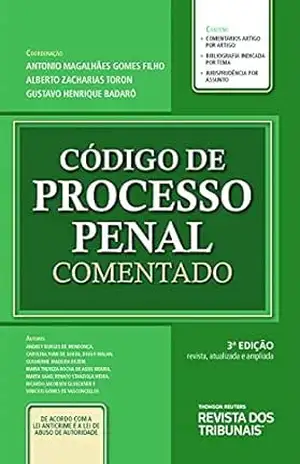 Capa do livro Código de processo penal comentado - Antonio Magalhães Gomes Filho