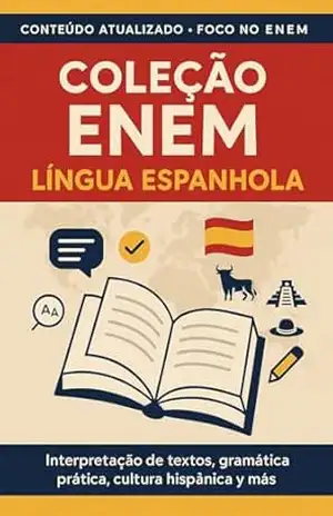 Capa do livro Coleção ENEM: Língua Espanhola - Planeta  Estudo