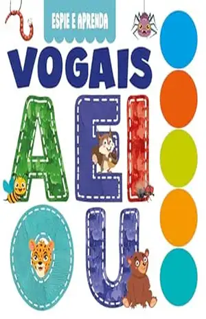 Capa do livro Coleção Espie e Aprenda – Vogais - On Line Editora