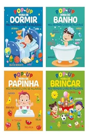 Coleção Meu Primeiro Livro Pop–up – Kit com 4 Livros – On Line Editora