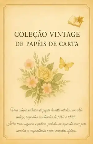 Capa do livro Coleção Vintage de Papéis de Carta - Eduardo  Laurindo