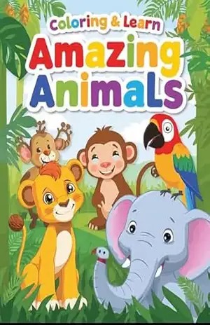 Color & Learn: Amazing Animals: Descubra, pinte e divirta–se com o mundo animal! – LIA ANGEL