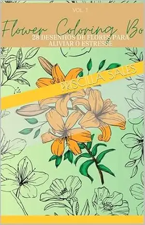Capa do livro Colorful Flowers - Priscilla Sales
