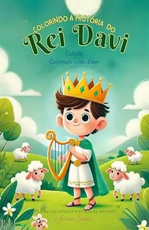 COLORINDO Á HISTÓRIA DO REI DAVI: Coleção Colorindo com Amor – SANTOS