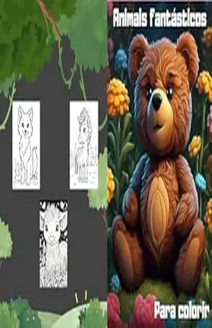 Colorindo Animais incríveis: Descubra a magia das cores neste livro para colorir, onde cada página é um convite para explorar o seu próprio universo artístico. – Tiago Neto