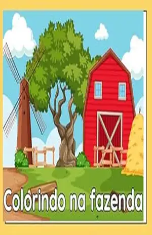 Capa do livro COLORINDO NA FAZENDA - PAULO  VITOR COSTA DE BRITO