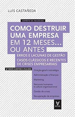 Como Destruir uma Empresa em 12 meses… ou antes – 3ª Edição – Luis Castañeda Como Destruir uma Empresa em 12 meses… ou antes – 3ª Edição – Luis Castañeda