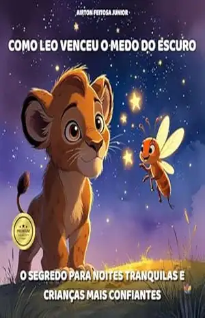 Capa do livro COMO LEO VENCEU O MEDO DO ESCURO: O SEGREDO PARA NOITES TRANQUILAS E CRIANÇAS MAIS CONFIANTES - Airton  Junior