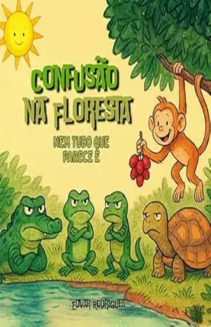 Capa do livro Confusão na Floresta: Nem tudo que parece é (Confusões dos Animais – Histórias Infantis Engraçadas Livro 1) - Edvar Rodrigues