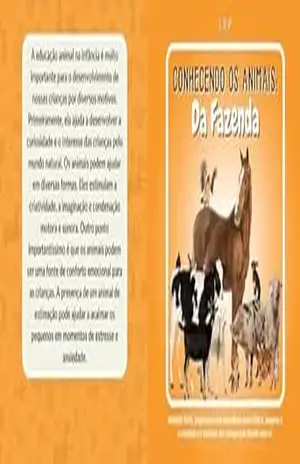 Capa do livro CONHECENDO OS ANIMAIS: Da fazendinha - Leonardo R Pereira