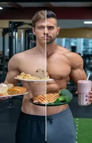 Capa do livro Consiga um físico melhor em 2 meses com dieta de proteína - Iago Sudario Alves