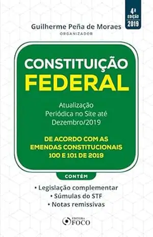 Capa do livro Constituição Federal – 4. ed. – 2019. - Guilherme Peña de Moraes