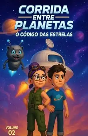 Capa do livro Corrida entre Planetas – Vol 02: O Código das Estrelas - LUCIANO OLIVEIRA