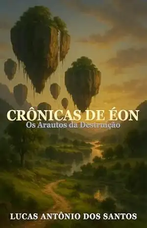 Capa do livro Crônicas de Éon: Arautos da Destruição: Fantasia Sombria e Épica Nacional - Lucas Antônio dos Santos