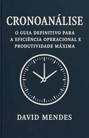 Capa do livro Cronoanálise: O Guia Definitivo para a Eficiência Operacional e Produtividade Máxima: Cronoanálise 4.0: Transformando Tempo em Resultado na Era Digital. - David Mendes de Araujo