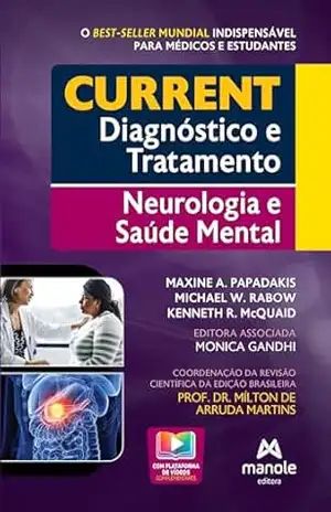 Capa do livro Current diagnóstico e tratamento: neurologia e saúde mental - Maxine A Papadakis