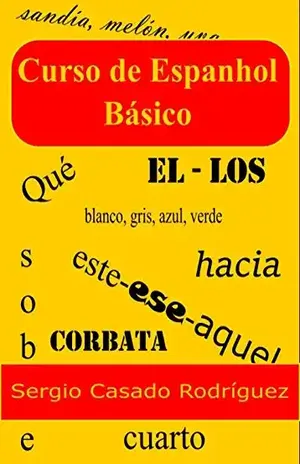 Capa do livro Curso de espanhol básico (Aprender Espanhol Livro 1) - Sergio Casado Rodríguez