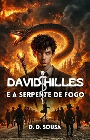 Capa do livro David Hilles e a Serpente de Fogo - D. D.  Sousa