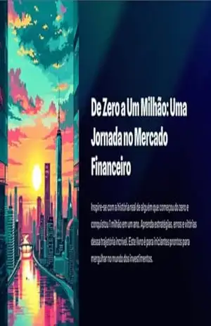Capa do livro Descrição do Livro – De Zero a Um Milhão: Uma Jornada no Mercado Financeiro - ALEXANDRE BERTIER