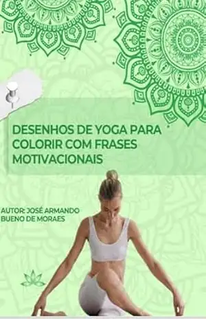 Capa do livro Desenho para colorir com tema yoga - José  Armando