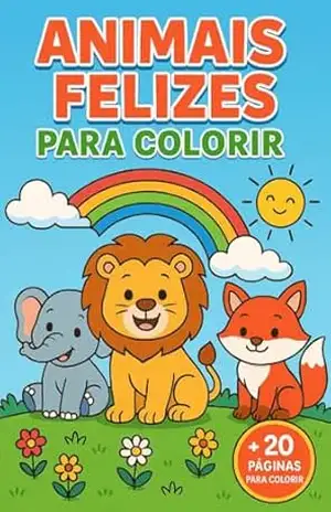 Desenhos Felizes: Livro infantil de colorir – Mateus  Ferreira