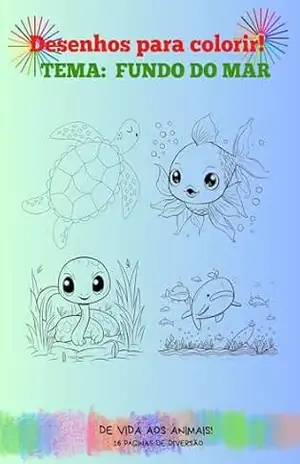 Capa do livro Desenhos para colorir - Faby Drim