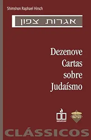 Capa do livro Dezenove cartas sobre judaísmo - Shimshon Raphael Hirsch