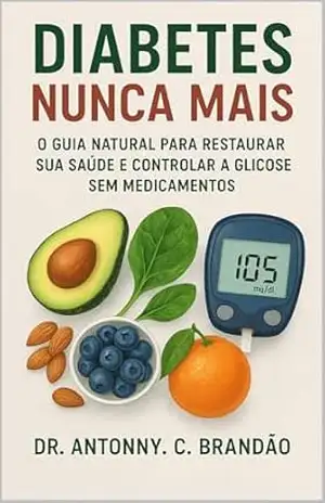 Diabetes Nunca Mais: O Guia Natural para Restaurar Sua Saúde e Controlar a Glicose Sem Medicamentos - Dr. Antonny C. Brandão
