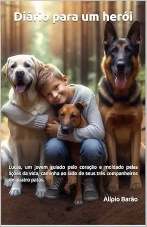 Diário para um herói: Lucas, um jovem guiado pelo coração e moldado pelas lições da vida, caminha ao lado de seus três companheiros de quatro patas. – Alípio Barão