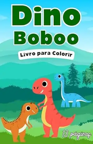 Dino Boboo: Livro para Colorir – Samir Junior