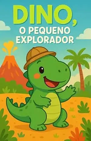 Capa do livro Dino, o Pequeno Explorador - Jaqueline  Mendes