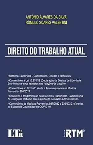 Capa do livro DIREITO DO TRABALHO ATUAL - Antônio Álvares da Silva
