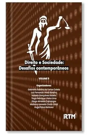 Capa do livro Direito e Sociedade: Desafios contemporâneos - Gabriella Adelina  de Farias Coleta