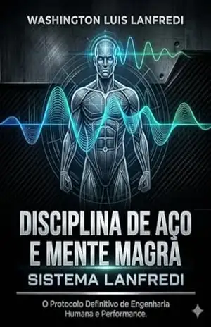 Capa do livro Disciplina de Aço e Mente Magra: SISTEMA LANFREDI (Emagreça Comendo: Emagreça sem Fome: Metabolismo Inteligente: O Método para Emagrecer Comendo e Destravar a Queima de Gordura) - Washington Luis Lanfredi