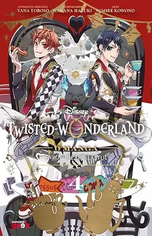 Capa do livro Disney Twisted–Wonderland: O Mangá – Livro de Heartslabyul – 4 - Yana Toboso