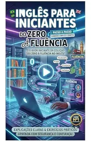 Capa do livro Do zero à fluência em Inglês para iniciantes - LUIS FERNANDO  MARTINS DE ARAUJO