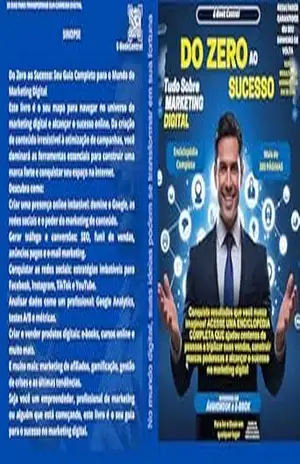 Capa do livro Do Zero ao Sucesso: Tudo Sobre Marketing Digital: Explore o Universo do Marketing Digital: Um Passo a Passo Detalhado para Dominar as Redes Sociais - E-book Central