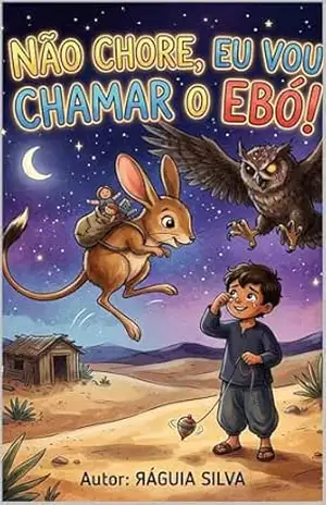 Capa do livro Don’t cry, I’ll call Ebó! (Ebó, the Toy–Repairing Jerboa) - Ráguia Silva