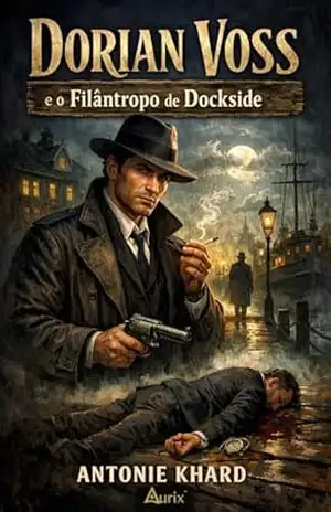 Capa do livro Dorian Voss e o Filântropo de Dockside – Mistério, Detetive, Suspense, investigação, Policial: Um thriller policial sombrio sobre poder, culpa e máscaras sociais - Antonie Khard